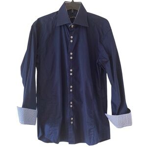 Jared Lang Men's Button-Down Shirt Long Sleeve Casual Shirt